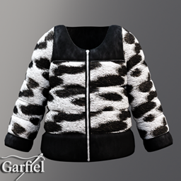 Toddler - Bold animal print jacket with cozy winter style project image