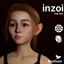 inZOI Kids Hair - Pony Tail with Bun Tie #007 (PHYSICS) logo