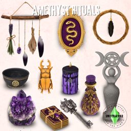 Amethyst Rituals - Witchy Clutter logo