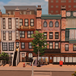🎸🎶Recording studio with concert hall realistic and functional NY inspired  - SIMS 4 - NO CC 🎤🎹 logo