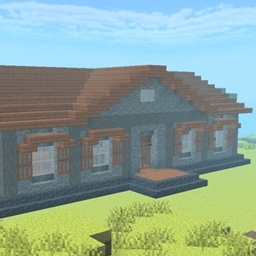 Cozy Suburban Stone Villa | Survival Base (Achievements On) project image