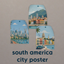 South America City Poster logo