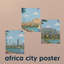 Africa City Poster logo