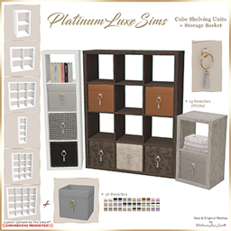 Cube Shelving Units + Storage Basket project image