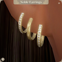 Noble Earrings - Diamond Hoop Earrings project image