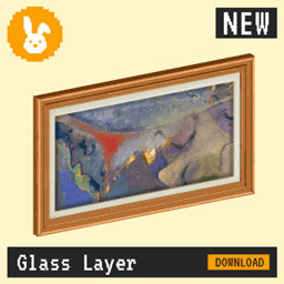 Raster Rabbit: Daily Drop - Glass Layer | URBAN FRAGMENTS Abstract Collection (3 New Paintings) project image