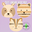 Cute Animals Head Rugs : 3 versions logo