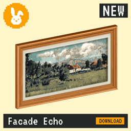 Raster Rabbit: Daily Drop - Facade Echo | URBAN FRAGMENTS Landscape Collection (3 New Paintings) project image