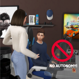 No Autonomous Video Games + Pie Menu project image