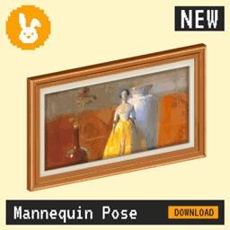 Raster Rabbit: Daily Drop - Mannequin Pose | URBAN FRAGMENTS Still Life Collection (3 New Paintings) project image