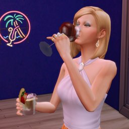 Juice Enthusiast CAS Trait by Waffle's Mix-Ins | Chinese Translation logo