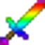 Rainbow Diamond Sword logo