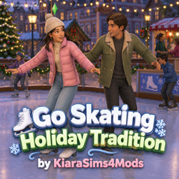 Go Skating HolidayTradition by KiaraSims4Mods - Tradução PTBR logo