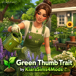 Green Thumb Trait by KiaraSims4Mods - Tradução PTBR logo