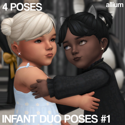 Infant Duo Poses #1 (alliumcc) logo