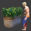 Farmhouse Metal Garden Planter Box By Serinion | Chinese Translation logo