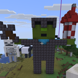 One of my bedrock realm's world in java logo