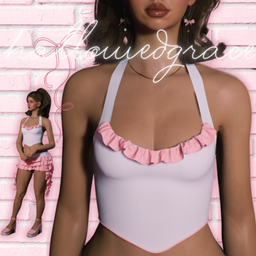 Babydoll Halter Corset logo