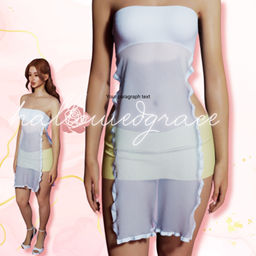 Strapless Long Flowy Top  logo