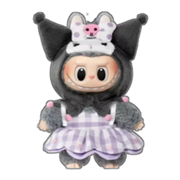 Kuromi Labubu Totem logo