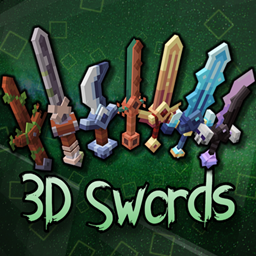 Swords 3d logo