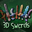 Swords 3d logo