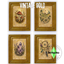 Gold vintage paintings logo