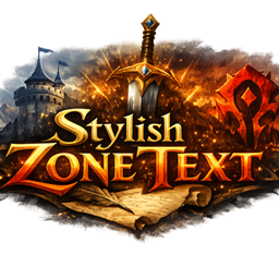 Stylish Zone Text logo