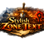 Stylish Zone Text logo