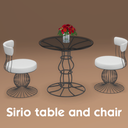 Sirio table and chair logo