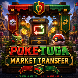 PokeTuga Market Transfer logo