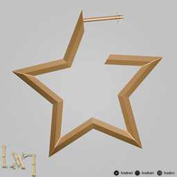 Pointy Star Earrings project image