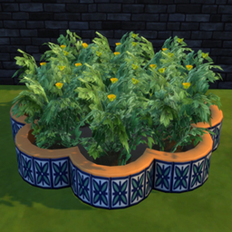 Flower-shaped mosaic planterbox By Serinion | Chinese Translation project image