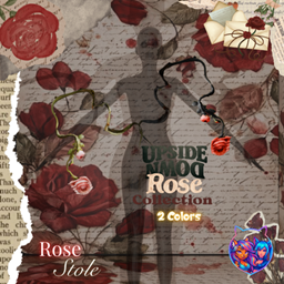 Upside Down Rose Stole project image