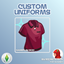 Custom Uniforms logo