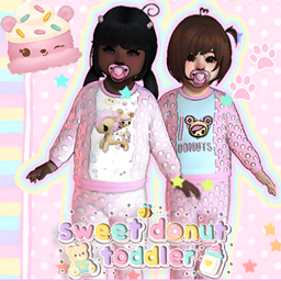 𝄞꒱Sims 4 sweet donut SET - toddler CC Ꮺ୧ ˚ logo