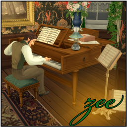 "Bridgerton House" Pianoforte logo