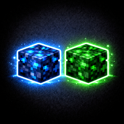 Blue and Green Ancient Debris logo