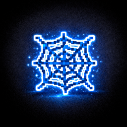 Blue Cobweb for better visibility logo