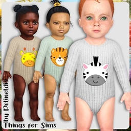 Infants Zoo Animals Bodysuits project image