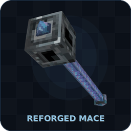 The Reforged 3D Mace logo