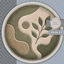 moonmoonsim round rug 2026.21 logo