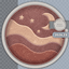 moonmoonsim round rug 2026.23 logo