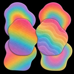 Plush Vibrant Rainbow - Rug Collection logo