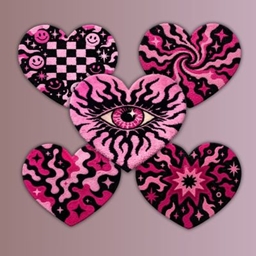 Psychedelic Love Hearts - Rug Collection logo