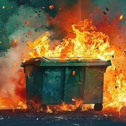 Dumpster Fire Deluxe logo