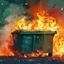 Dumpster Fire Deluxe logo