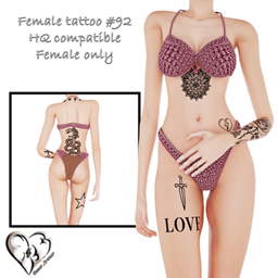 Female tattoo #92 project image