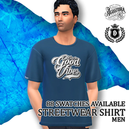IDxA Streetwear Shirt Goodvibes for Men logo