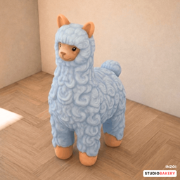 StudioBakery Cozy Critter Llama Plush Blue logo